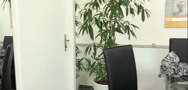  Solo Piss Fuck At The Office For Antonia